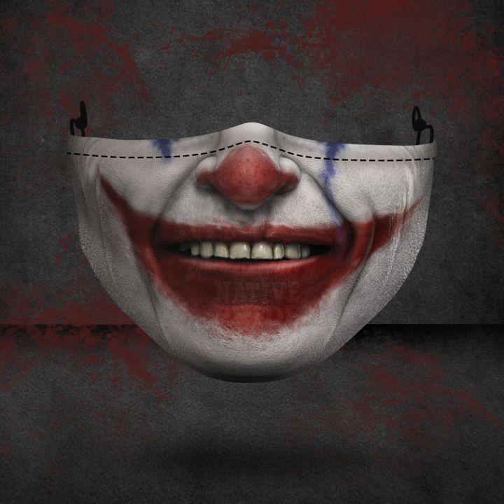 Mascarilla media cara Halloween